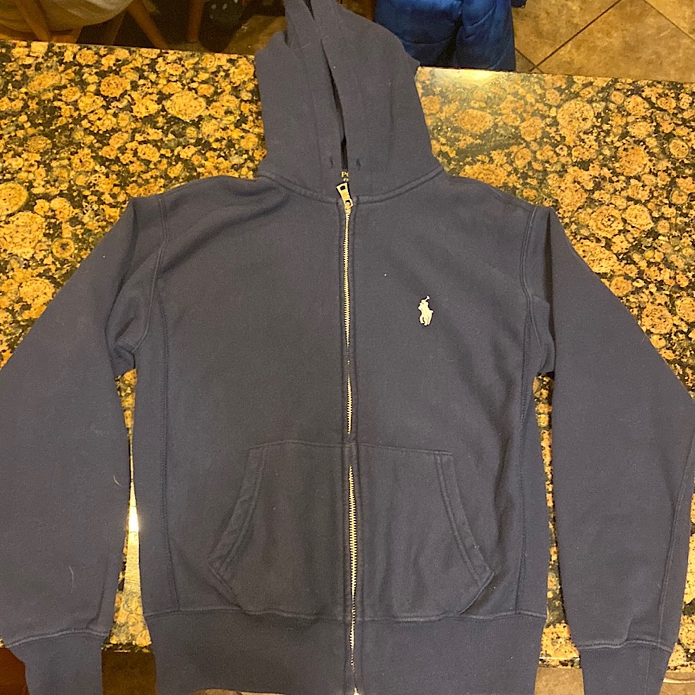 Navy blue boys/men’s Polo Ralph Lauren hoodie